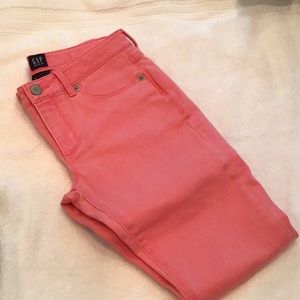 Pink jeans from gap